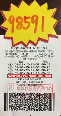 1460356837801824.jpg 坚持守号终有回报 镇江彩民喜获大乐透奖金9万多照片.jpg