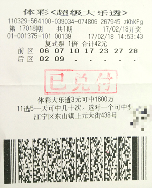 1488505948361583.jpg 南京技术性彩民小复式投注体彩大乐透,大奖小奖喜中一箩筐.jpg