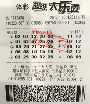1508984864432423.jpg 溧阳彩民追加投注 喜中大乐透奖金28万余元-2.jpg