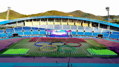 1、“体育，让生活更美好！” 镇江体彩助力“市第十五届运动会开幕式” 照片.jpg