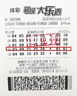 守号一年 扬州购彩者喜中体彩大乐透17万元.jpg