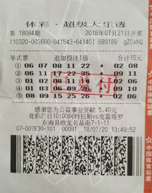 1532500589923732.jpg 连云港购彩者“看破”体彩大乐透 随机中得奖金27万余元.jpg