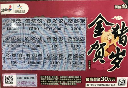 “金猪贺岁”送好运 昆山彩友刮中头奖30万元_副本.jpg