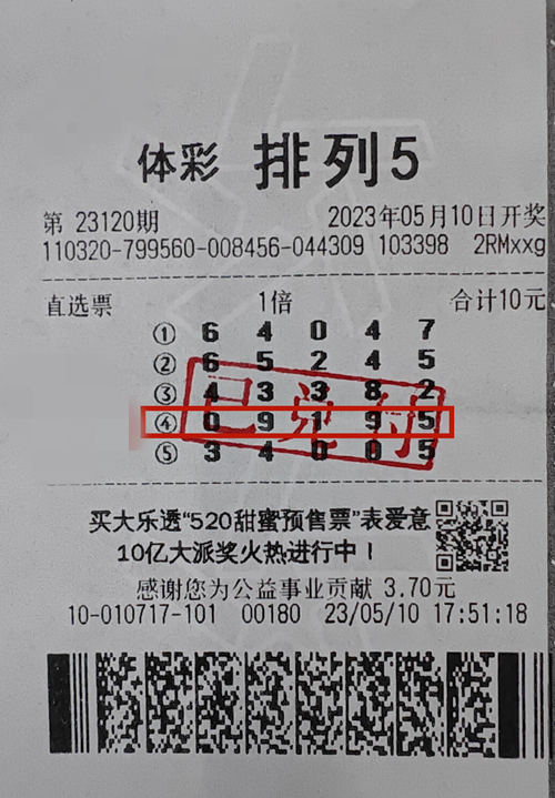 运气不可挡 扬州俩购彩者喜中体彩排列5大奖 (2)_副本.jpg