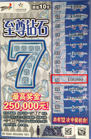 甜蜜升级促好运  苏州小伙喜中”至尊钻石7“1万元.jpg