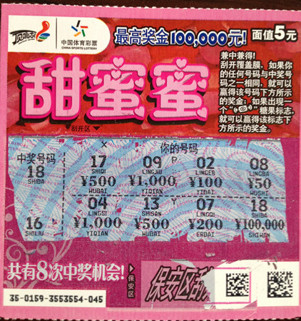 苏州老伯中得甜蜜蜜10万元  奖金用作娶儿媳聘礼 甜蜜蜜10万_副本.jpg