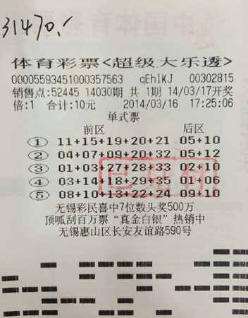 锡城女彩民小试牛刀 中得大乐透3.1万元_副本.jpg