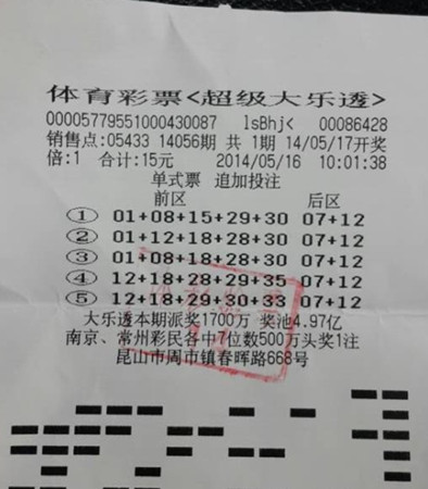 一元追加事半功倍 昆山俩彩民接连中大乐透二等奖_副本.jpg