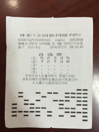 用妻子生日作投注号码   常熟彩民喜中”排列5“10万元_副本.jpg