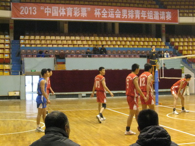 2013年体彩杯全运会男排青年组邀请赛在淮安举行1.jpg