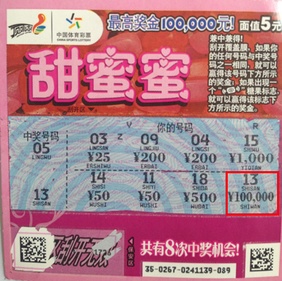 ”再来一张“ 小伙捧得甜蜜蜜10万大奖.JPG