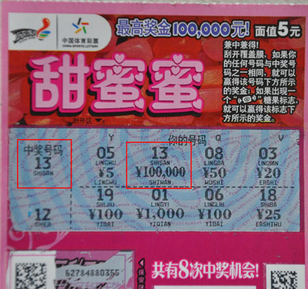 苏州彩民捧得甜蜜蜜10万大奖  和兄弟们一起分享胜利果实.jpg