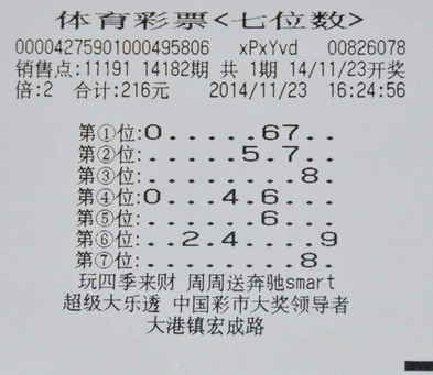 7位数14182期镇江1000万中奖彩票（11191站点）1.jpg